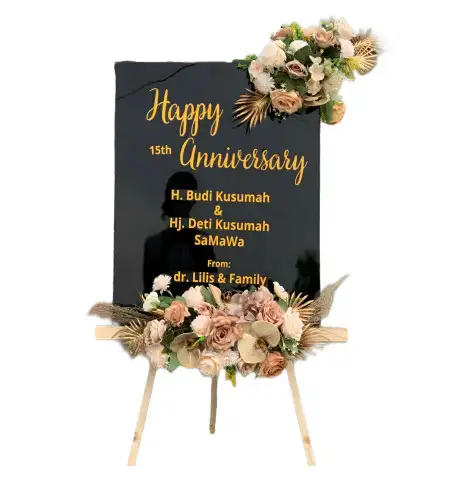 Papan Bunga Akrilik Lontar